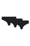 Front image  of Vero moda dikte string 3 pk in black, by brand Vero moda