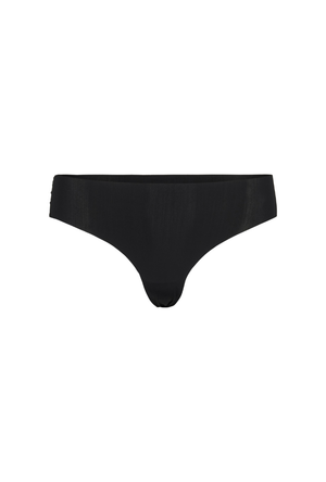 Front image  of the Vero moda dikte string 3 pk in black, by brand Vero moda