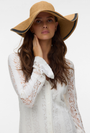 Image of EMMY SUN HAT in natural, by brand VERO MODA