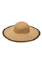 Front image  of the Emmy sun hat in natural, by brand Vero moda