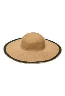 Front image  of the Emmy sun hat in natural, by brand Vero moda