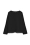 Product image of the Vero moda hali l/s boat neck top in black, by brand Vero moda