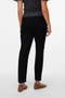 Back image of a model wearing the Milo ankle pants in black, by brand Vero moda