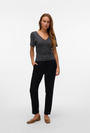 Image of MILO ANKLE PANTS in black, by brand VERO MODA