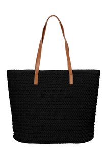 Product image of the Vero moda sisso beach bag in black, by brand Vero moda