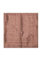 Front image of the Mia square scarf in rust, by brand Vero moda