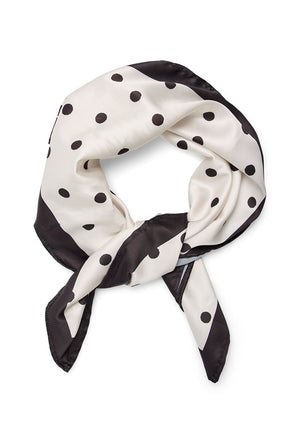 Folded image of the Mia square scarf in spot, by brand Vero moda