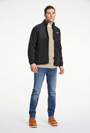 LINDBERGH CONTRAST FLEECE JACKET