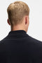 Back image of the Kanozip knitwear in navy, by brand Boss
