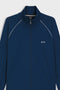 Front detail image of the Mix and match jacket in blue, by brand Boss