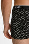 Back detail image of a model wearing the Power 3 pk boxer brief in black, by brand Boss