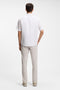 Back image of a model wearing the Rash 2 ss shirt in white, by brand Boss