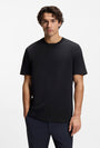 Image of TEE 5 T-SHIRT in navy, by brand BOSS