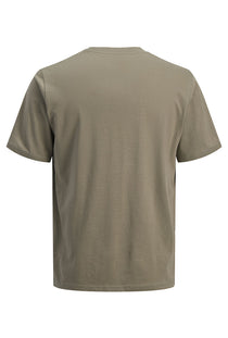 Back image of the Avery ss tshirt in olive, by brand Jack&jones