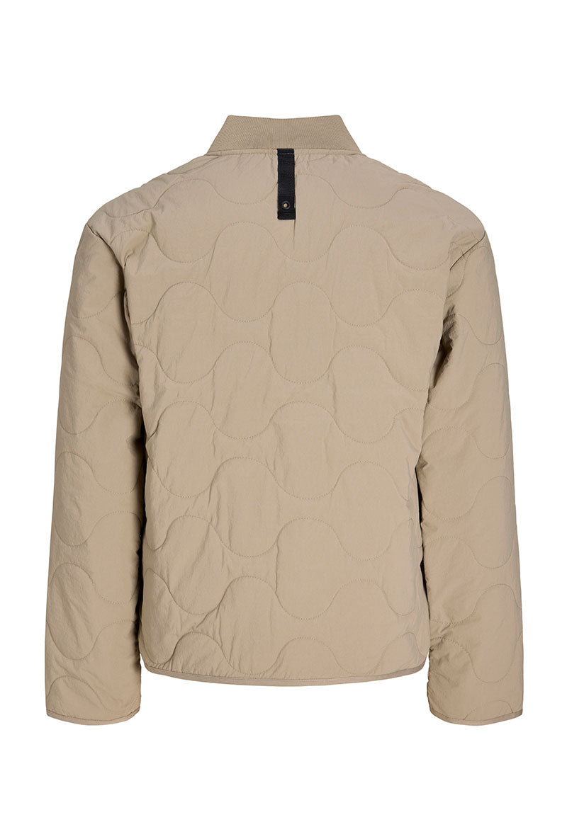 Back image of Axel liner jacket in stone, by brand Jack&jones