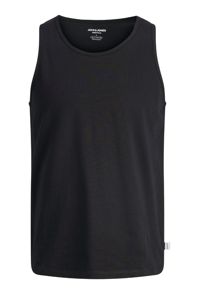 Product image of Jack and jones basic tanktop in black, by brand Jack&jones