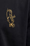 Front image of the Brewy ss tee in black, by brand Jack&jones
