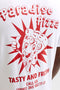 Front image of the Brewy ss tee in white, by brand Jack&jones