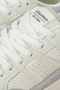 Close up image  of the Jack and jones blanco pu sneaker in beige, by brand Jack&jones