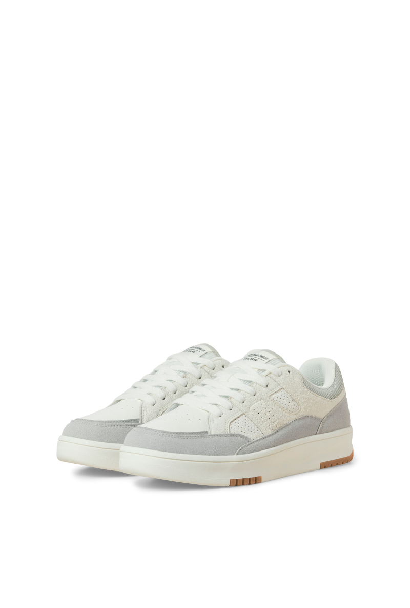 Side image  of Jack and jones blanco pu sneaker in beige, by brand Jack&jones