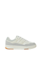 Side image  of the Jack and jones blanco pu sneaker in beige, by brand Jack&jones