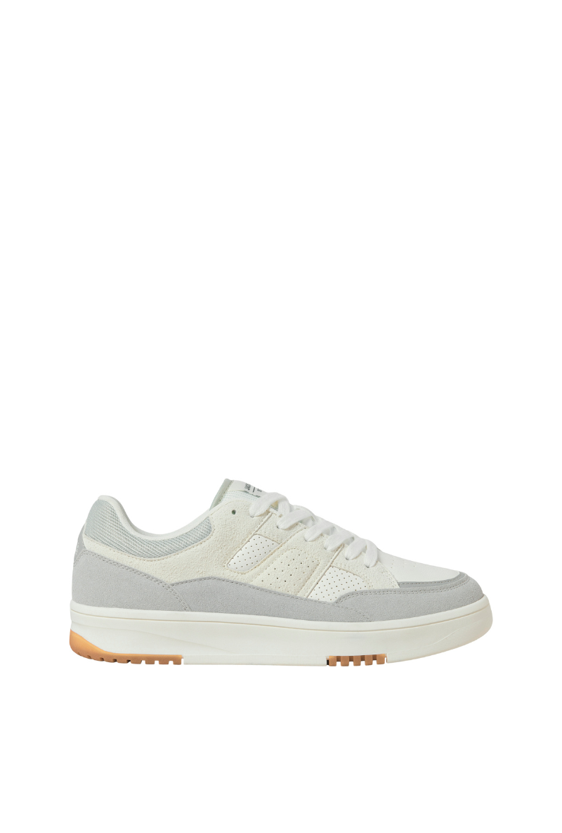 Side image  of Jack and jones blanco pu sneaker in beige, by brand Jack&jones