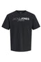 Front image of the Blaneo ss tee in black, by brand Jack&jones