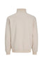 Back image of the Bradley sweat half zip sweatshirt in beige, by brand Jack&jones