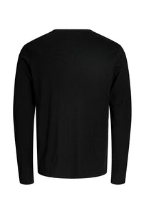Back image of the Buster ls tee in black, by brand Jack&jones
