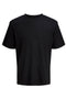 Front image of Chelsea structure tee in black, by brand Jack&jones