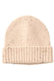 Front image of Crush beanie in stone, by brand Jack&jones