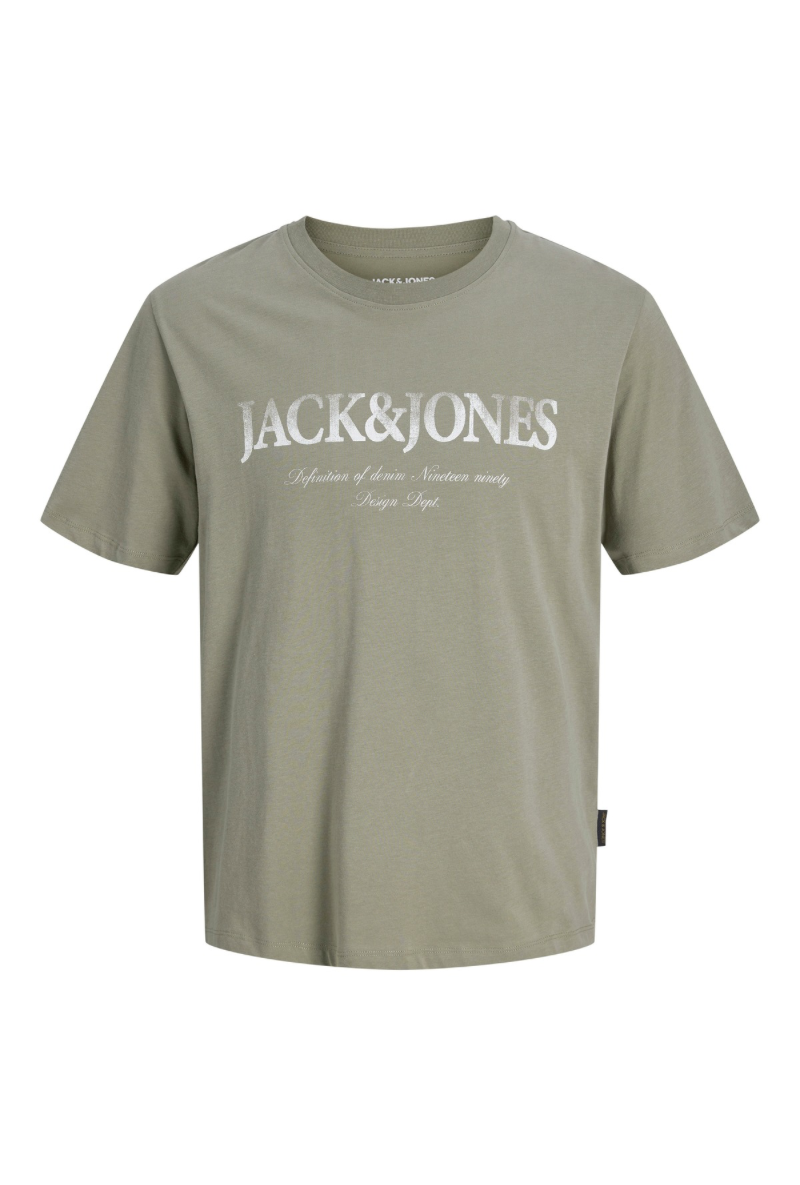 Product image of Jack and jones daytona print tee in khaki, by brand Jack&jones
