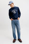 Front image of the Eddie original jeans in denim, by brand Jack&jones