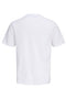 Back image of the Fusion box print tee in white, by brand Jack&jones