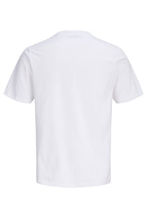 Back image of the Fusion box print tee in white, by brand Jack&jones