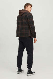Back image of the Gordon bradley sweat pants in black, by brand Jack&jones
