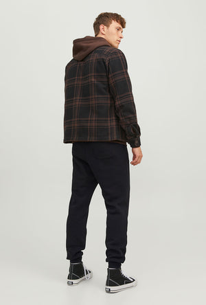 Back image of the Gordon bradley sweat pants in black, by brand Jack&jones