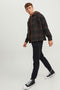 Front image of the Gordon bradley sweat pants in black, by brand Jack&jones
