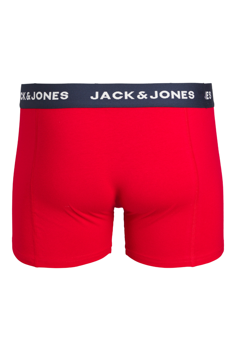 Product image of Jack and jones james 3 pk trunks in navy, by brand Jack&jones