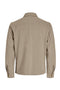Back image of the James theo sweat overshirt in stone, by brand Jack&jones