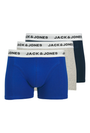 Image of JACK AND JONES JOE 3 PK TRUNKS in navy, by brand JACK&JONES