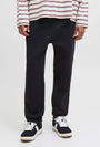 Image of KANE BRADLEY UNCUFFED SWEAT PANTS in black, by brand JACK&JONES