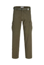 Image of KANE HUDSON BELTED CARGO in khaki, by brand JACK&JONES