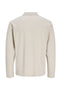 Back image of the Kane ls polo in beige, by brand Jack&jones