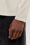 Front image of the Kane ls polo in beige, by brand Jack&jones