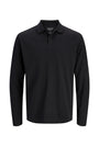 Image of KANE LS POLO in black, by brand JACK&JONES