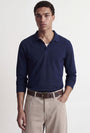 Image of KANE LS POLO in navy, by brand JACK&JONES