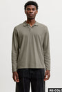Image of KANE LS POLO in olive, by brand JACK&JONES