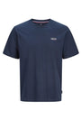 Image of KYLE SS CREW NECK TEE in navy, by brand JACK&JONES