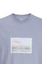 Detail image of the Montauk photo ss tee in blue, by brand Jack&jones